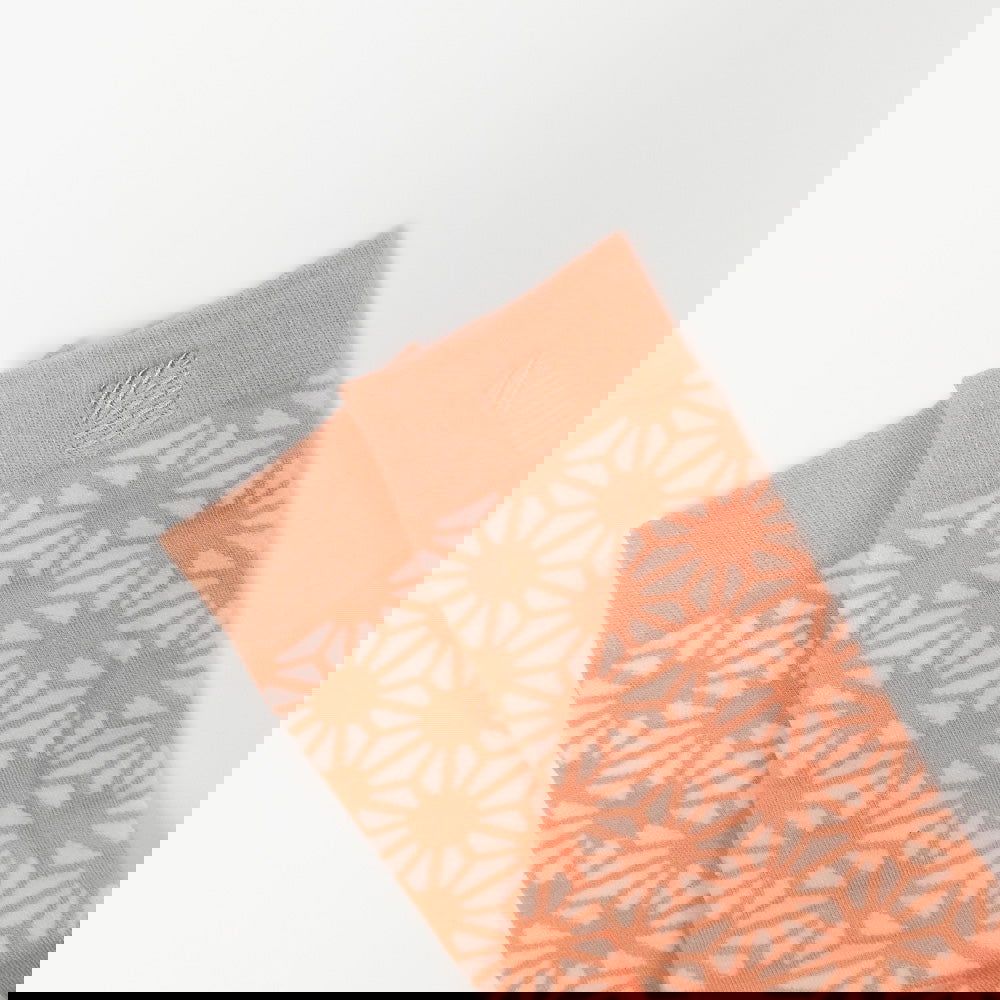 Batik-Inspired Unisex Socks - Peach Firework - Batik Boutique