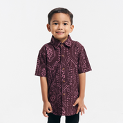 Boy's Batik Shirt - Garnet Petola