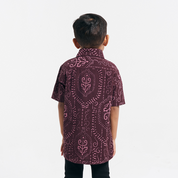 Boy's Batik Shirt - Garnet Petola