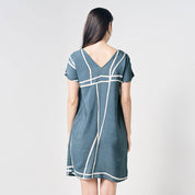 Batik Dress - Grey Brush - Batik Boutique