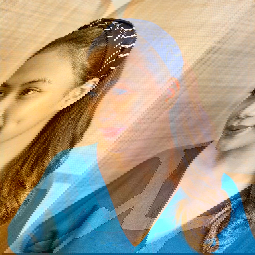 Batik Headband - Black Fern - Batik Boutique