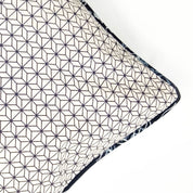Batik Pillow Cover (Square) - Blue Nautical Fern - Batik Boutique