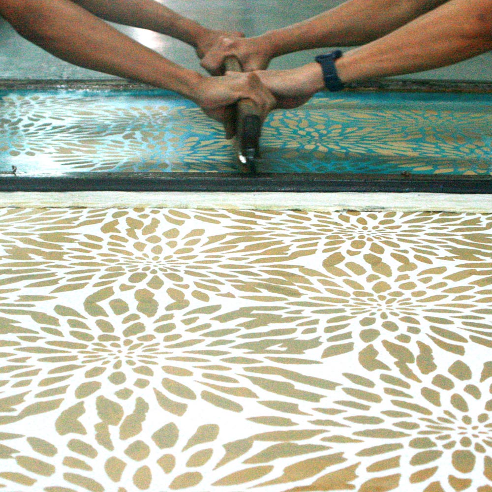 Batik Serviette Set - Coral Bunga - Batik Boutique