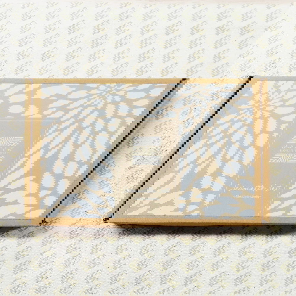 Batik Serviette Set - Tan Bunga - Batik Boutique