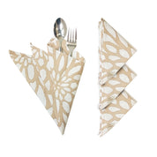 Batik Serviette Set - Tan Bunga - Batik Boutique