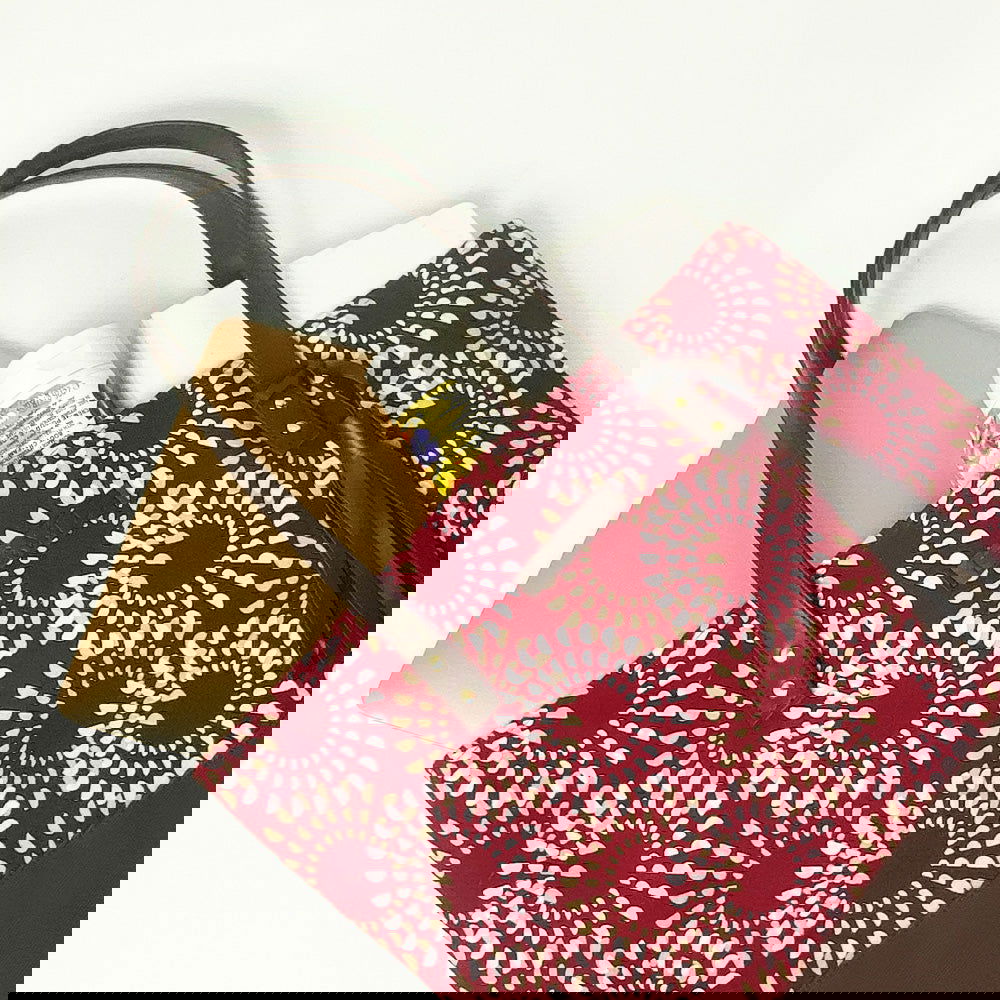Batik Tote Bag (Canvas base) - Crimson Lunar - Batik Boutique