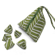 Batu Seremban - Sage Banana Leaf - Batik Boutique