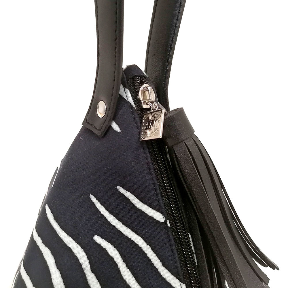 Ketupat Bag - Black Fern - Batik Boutique