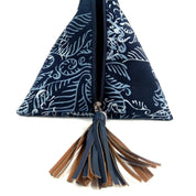 Ketupat Bag - Blue Nautical Fern - Batik Boutique