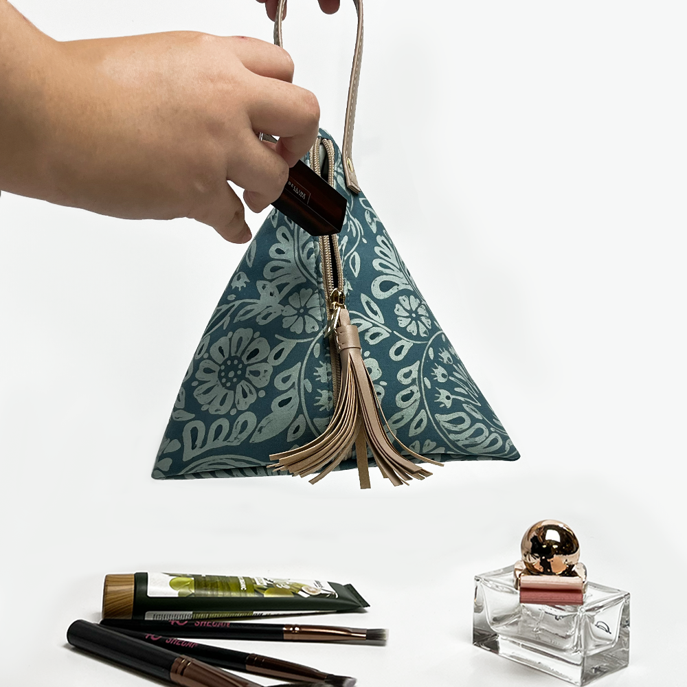Ketupat Bag - Teal Ukir - Batik Boutique