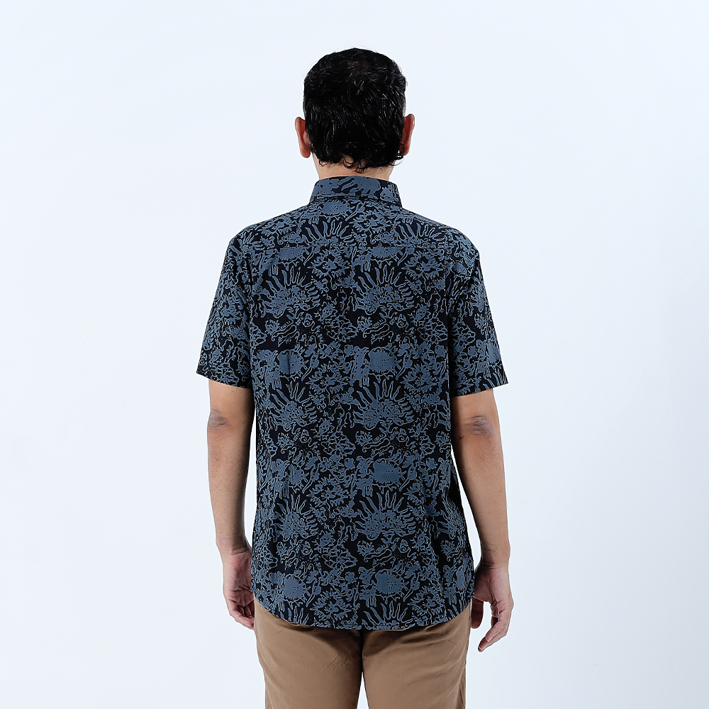 Men's Batik Shirt - Jet Rumpai - Batik Boutique