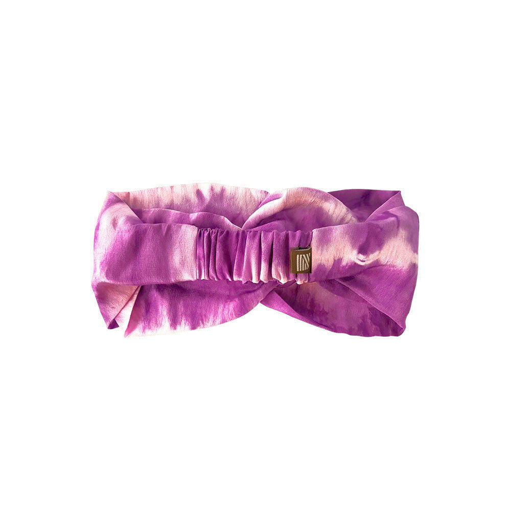 Shibori Headband - Plum - Batik Boutique
