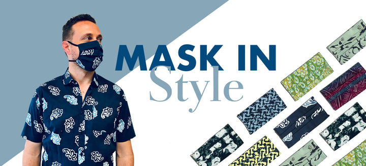 Mask in Style with Batik Boutique's Reusable Batik Face Masks