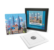 LOKA MADE Mini Puzzle Magnet - Kuala Lumpur