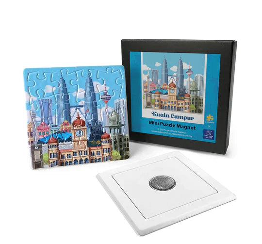 LOKA MADE Mini Puzzle Magnet - Kuala Lumpur