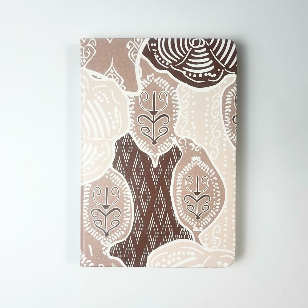 Taupe Petola notebook front view 