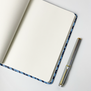 Batik-Inspired Notebook & Pen - Midnight Arabesque