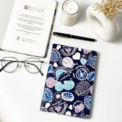Batik-Inspired Notebook - Navy Durian - Batik Boutique