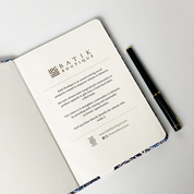 Batik-Inspired Notebook - Navy Durian - Batik Boutique