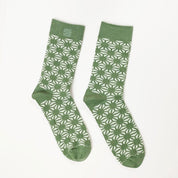 Batik-Inspired Unisex Socks - Sage Firework - Batik Boutique