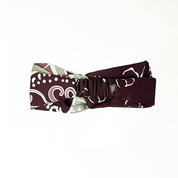 Batik Headband - Maroon Petola