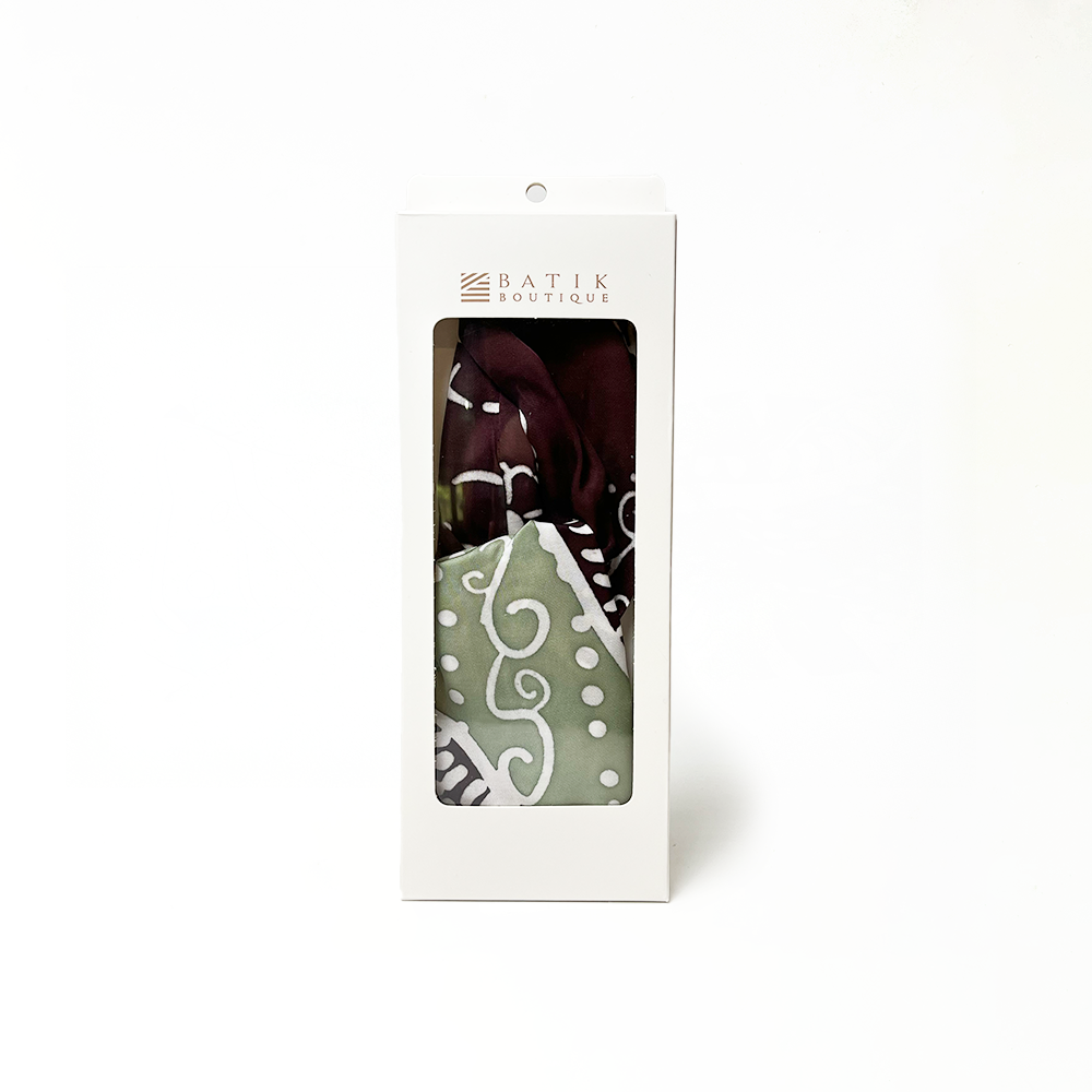 Batik Headband - Maroon Petola