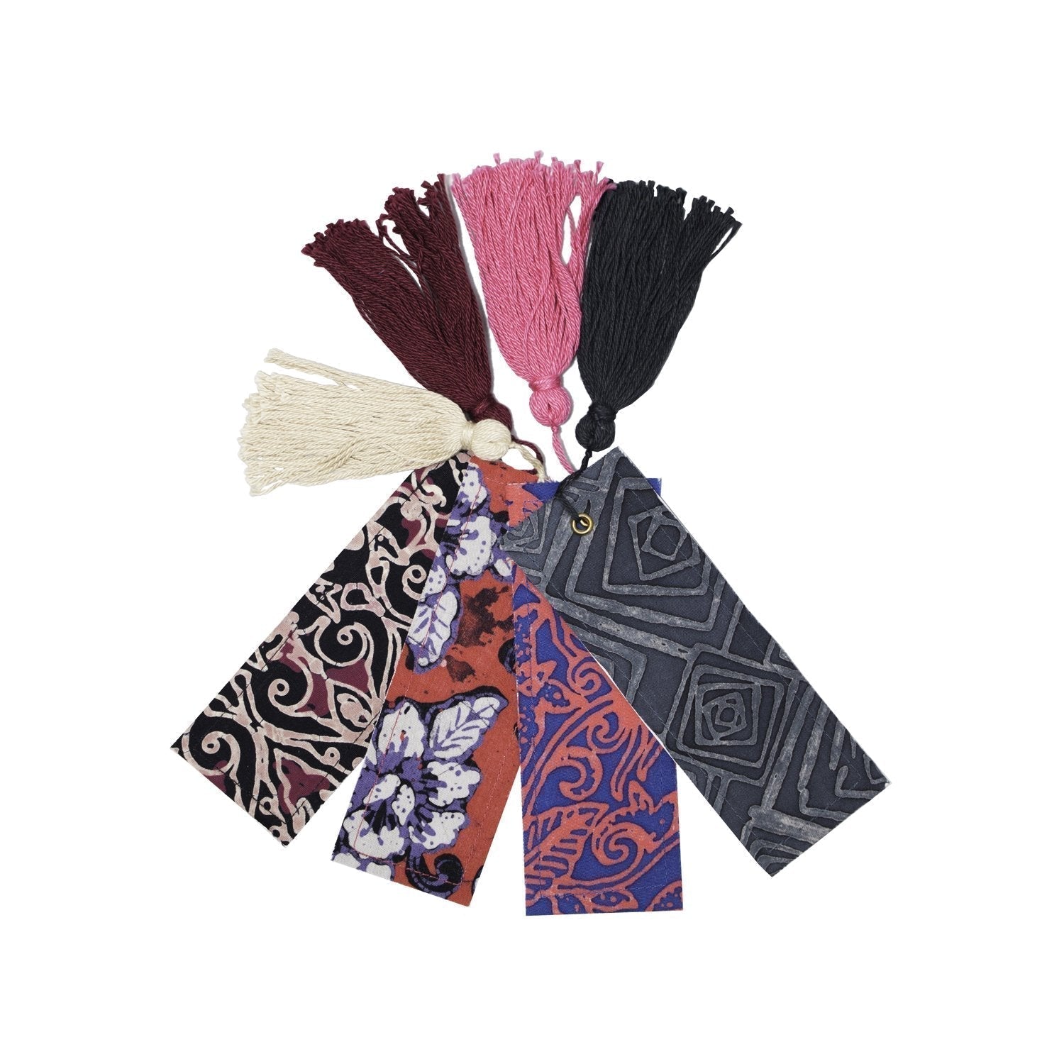 Batik Bookmark with Tassel - Assorted - Batik Boutique