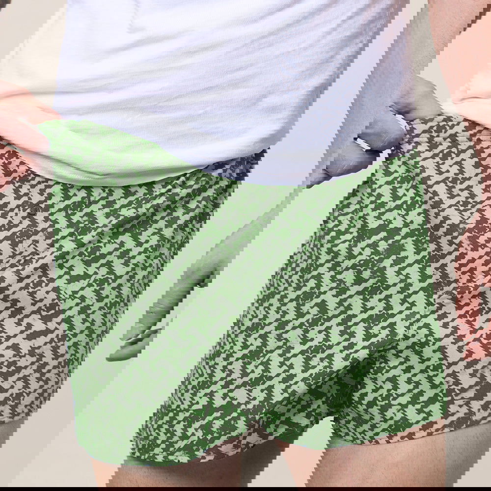 Batik Boxer Shorts - Forest Arabesque - Batik Boutique