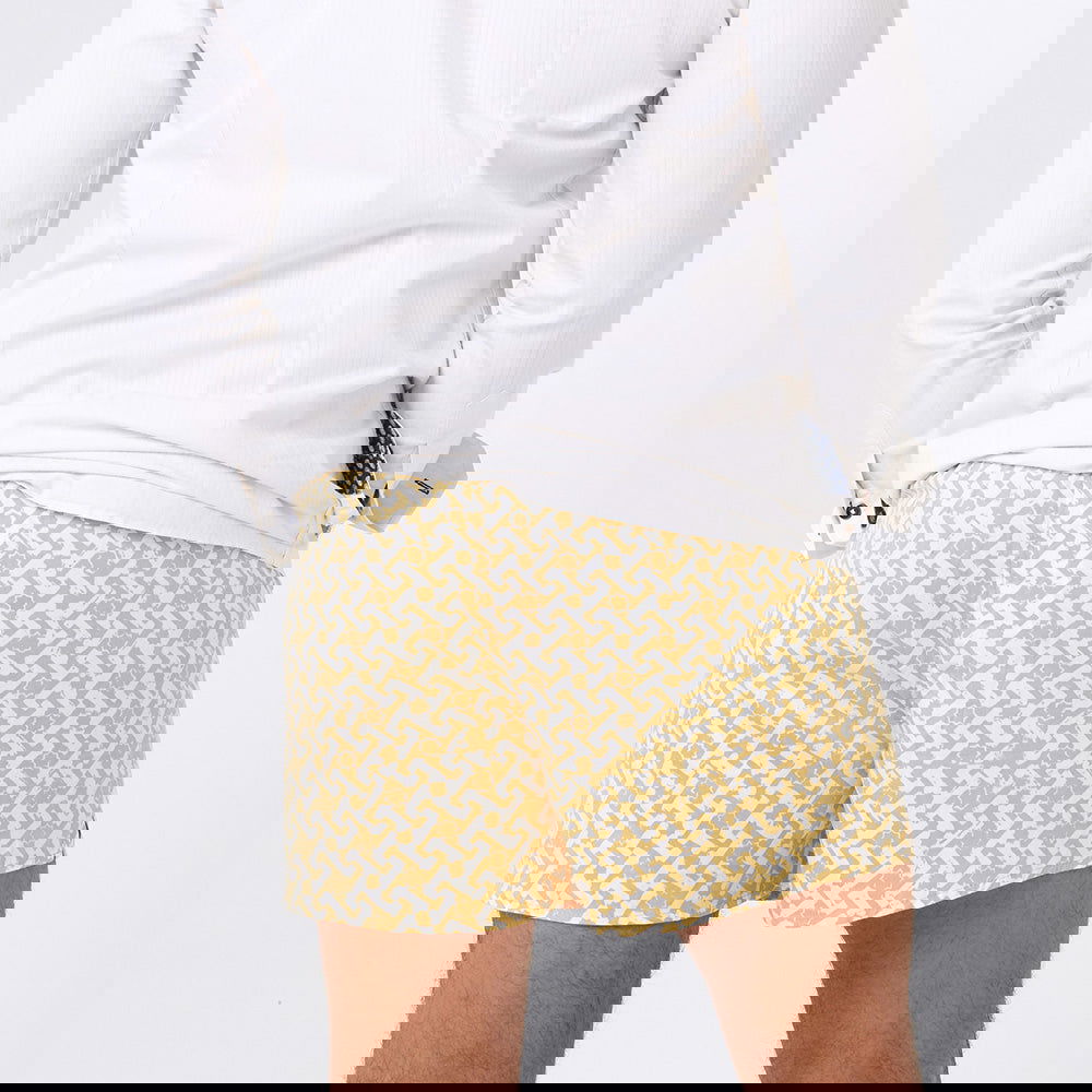 Batik Boxer Shorts - Mustard Arabesque - Batik Boutique