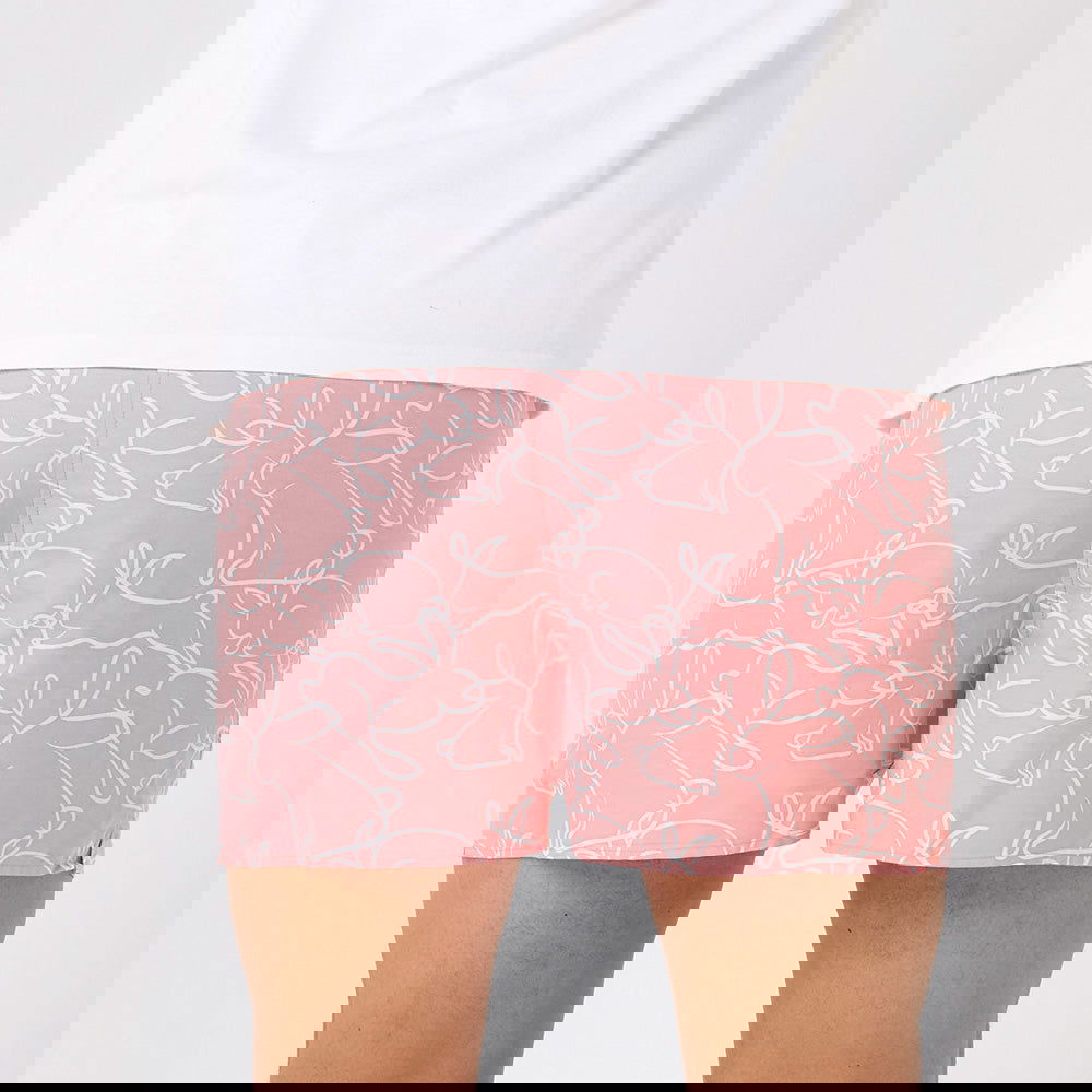 Batik Boxer Shorts - Peach Hare-itage - Batik Boutique