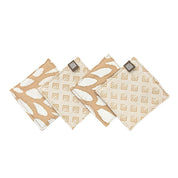 Batik Coaster Set (Reversible) - Tan Bunga - Batik Boutique