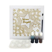 a batik diy painting kit in shine bright pattern
