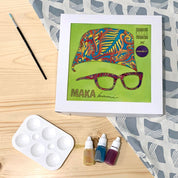 Batik DIY Painting Kit - Tunku Abdul Rahman (Projek 57 x BB) - Batik Boutique