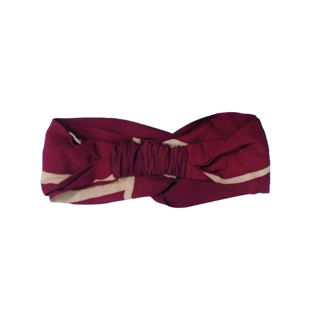 Batik Headband - Crimson Brush - Batik Boutique