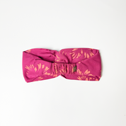 Batik Headband - Fuchsia Paw - Batik Boutique