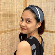 Batik Headband - Grey Brush - Batik Boutique