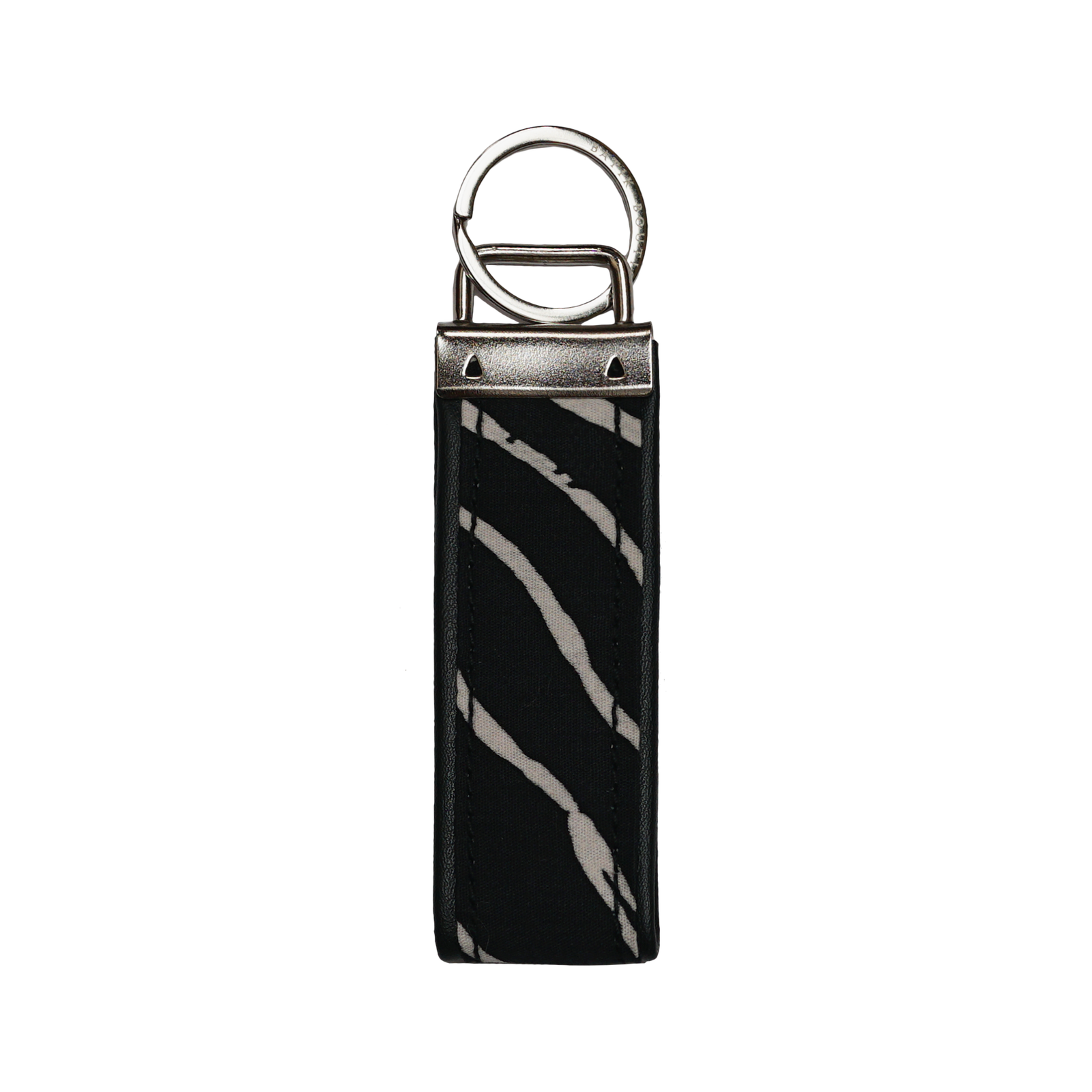 Batik Key Fob - Black Fern - Batik Boutique