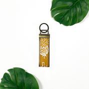 Batik Key Fob - Golden Pineapple - Batik Boutique
