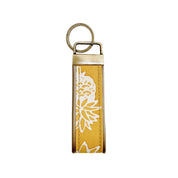 Batik Key Fob - Golden Pineapple - Batik Boutique