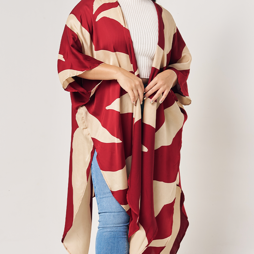 Batik Kimono - Crimson Rose - Batik Boutique
