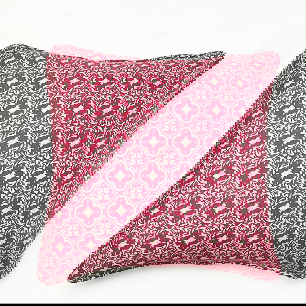 Batik Pillow Cover (Square) - Crimson Celestial - Batik Boutique