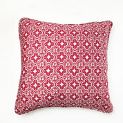 Batik Pillow Cover (Square) - Crimson Celestial - Batik Boutique