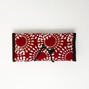 Batik Roll-Up Travel Pouch - Crimson Lunar - Batik Boutique