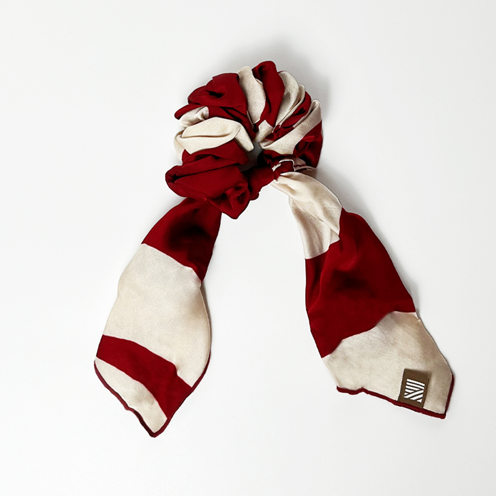 Batik Scrunchies - Crimson Rose - Batik Boutique