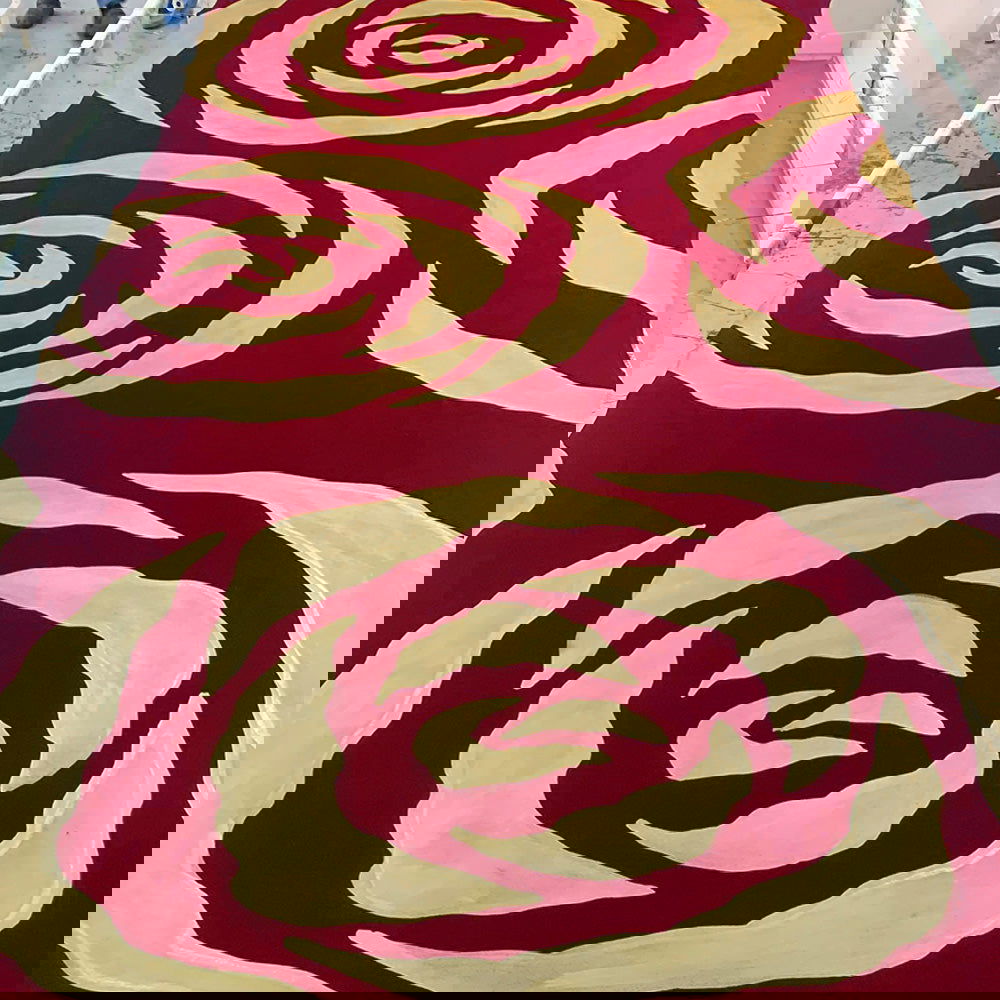 Batik Scrunchies - Crimson Rose - Batik Boutique