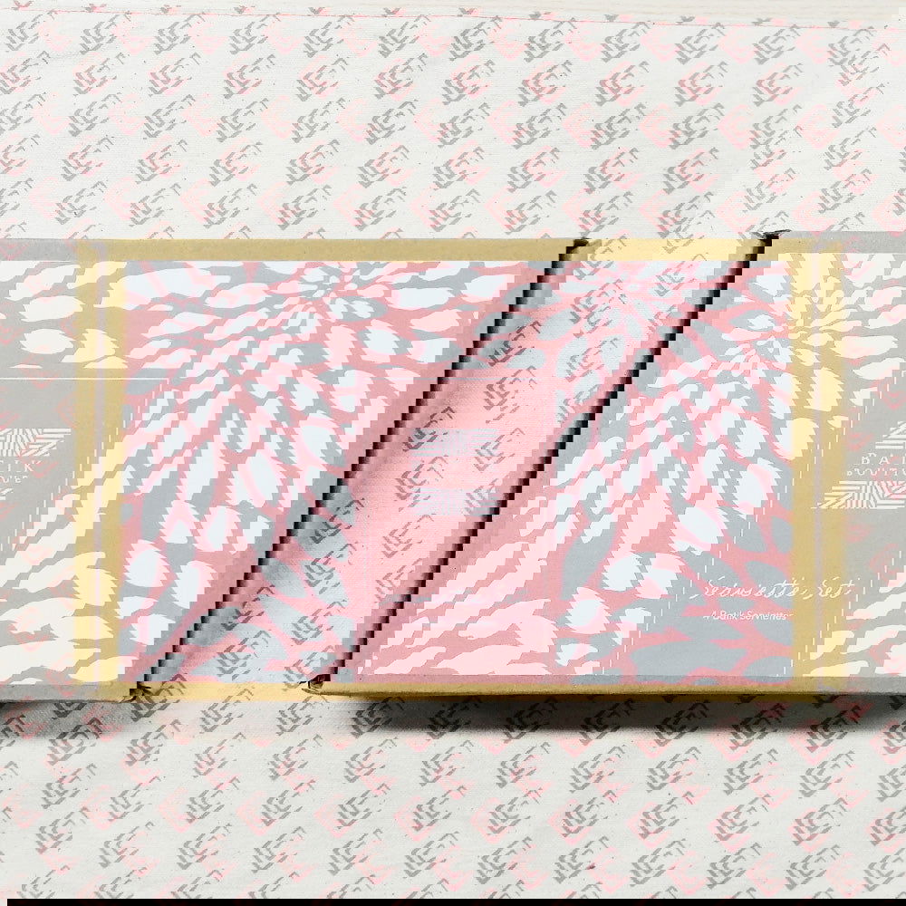 Batik Serviette Set - Coral Bunga - Batik Boutique