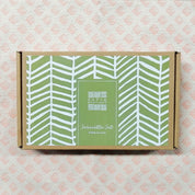 Batik Serviette Set - Sage Banana Leaf - Batik Boutique