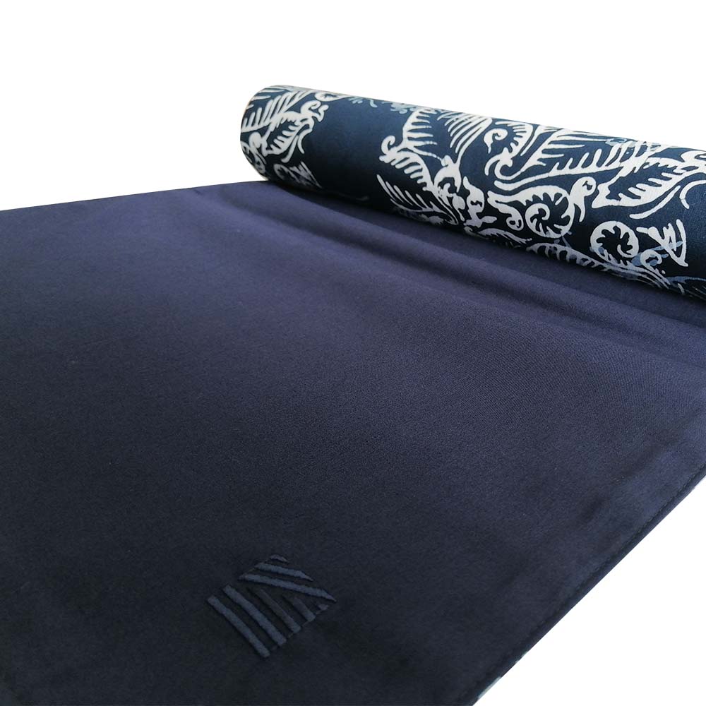 Batik Table Runner - Blue Nautical Fern - Batik Boutique