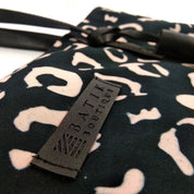 Batik Tote Bag (Canvas base) - Black Leopard - Batik Boutique