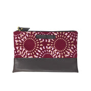 Batik Zip Pouch - Crimson Lunar - Batik Boutique